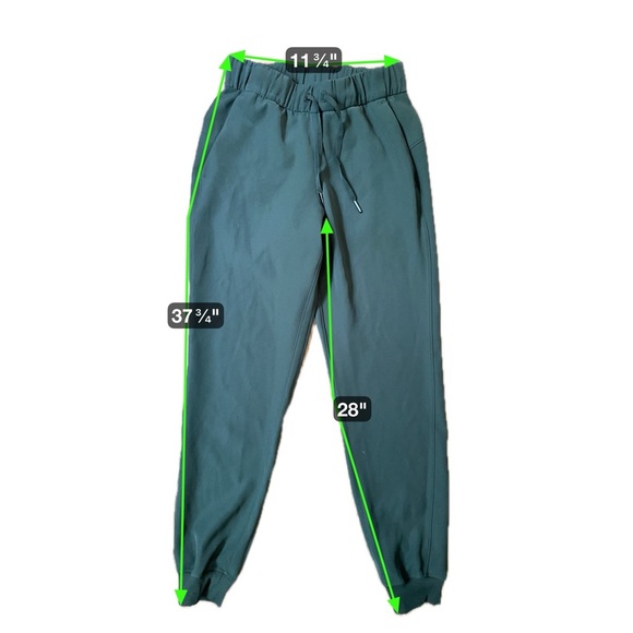 Lululemon Stretch High-Rise Joggers | Olive Green | Size 2 - Picture 15 of 15